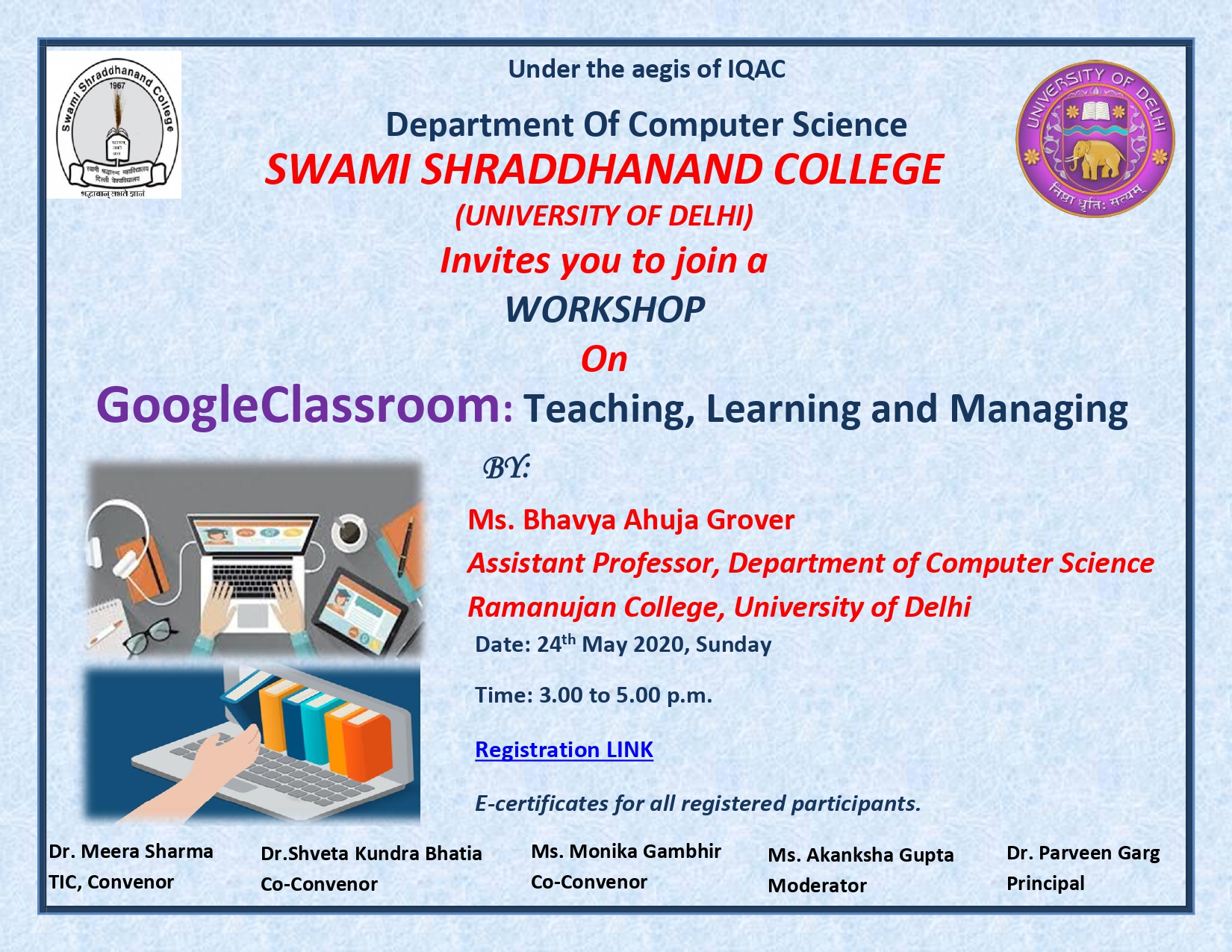 Workshop on Google Classroom